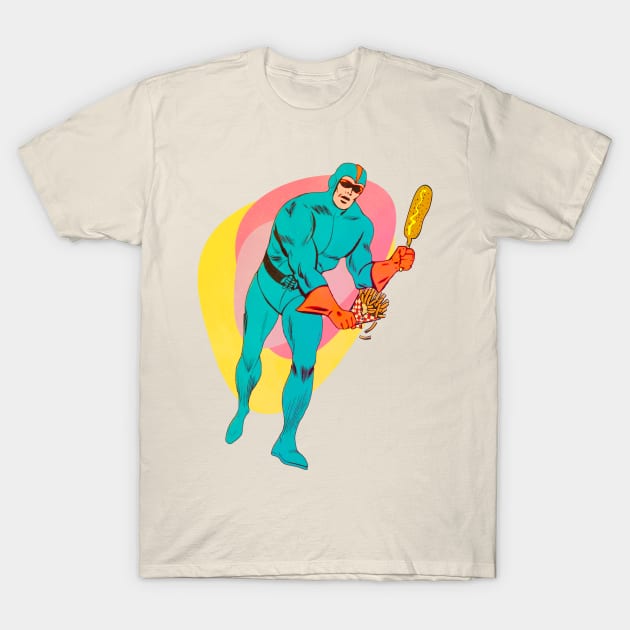 Captain corndog T-Shirt by VultureVomitInc